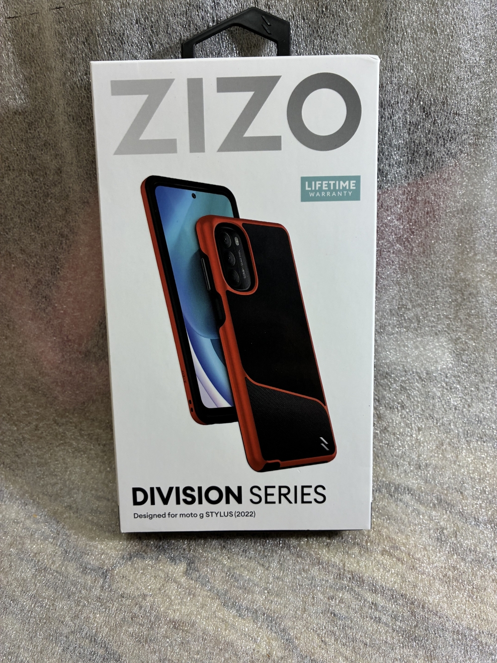 Zizo Division Series Case for Moto G Stylus (2022) — Red and Black
